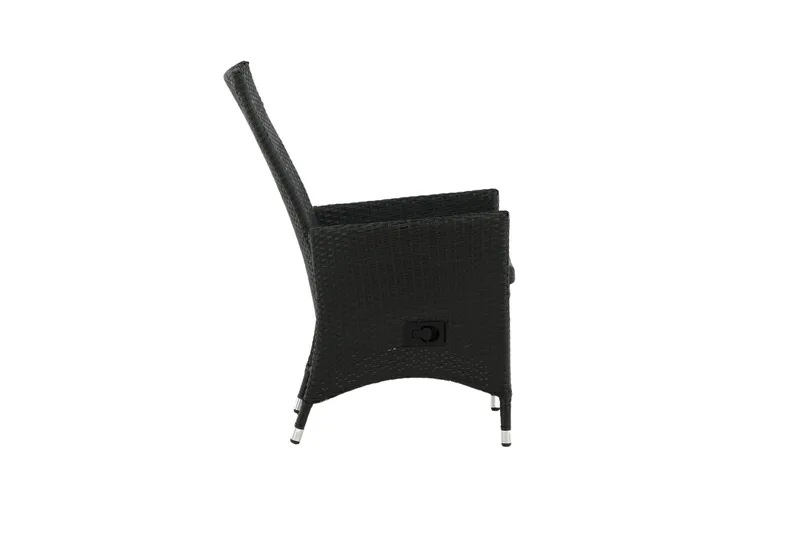 Padova Karmstol Svart - Venture Home - Hagemøbler & utemiljø - Stoler & Lenestoler - Spisestol ute