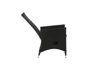 Padova Karmstol Svart - Venture Home - Hagemøbler & utemiljø - Stoler & Lenestoler - Spisestol ute