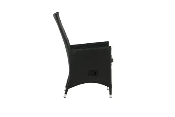 Padova Karmstol Svart - Venture Home - Hagemøbler & utemiljø - Stoler & Lenestoler - Spisestol ute