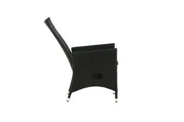 Padova Karmstol Svart - Venture Home - Hagemøbler & utemiljø - Stoler & Lenestoler - Spisestol ute