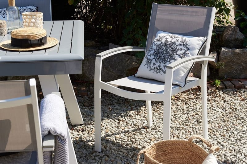 Pereta Hagestol 4-pk 50 cm - Hvit - Hagemøbler & utemiljø - Stoler & Lenestoler - Spisestol ute