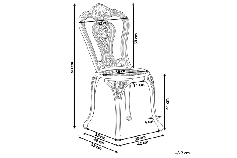 Radogna Stol 2-pk - Brun - Hagemøbler & utemiljø - Stoler & Lenestoler - Spisestol ute