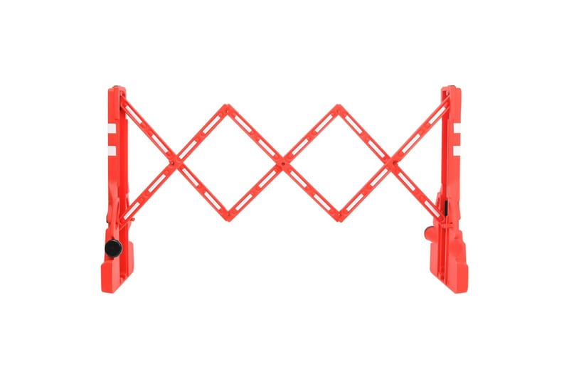 Sammenleggbar trafikksperre 210x50x105 cm rød - Balkongstoler - Spisestol ute