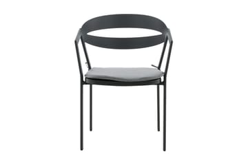 Slit Karmstol - Svart/Grå - Hagemøbler & utemiljø - Stoler & Lenestoler - Spisestol ute