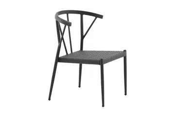 Stina Karmstol - Svart - Hagemøbler & utemiljø - Stoler & Lenestoler - Spisestol ute