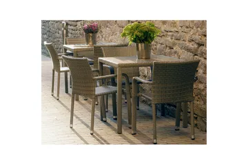 Stol LARACHE 57x61xH83 grå - Hagemøbler & utemiljø - Stoler & Lenestoler - Spisestol ute