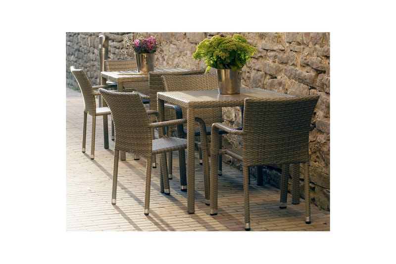 Stol LARACHE 57x61xH83 grå - Hagemøbler & utemiljø - Stoler & Lenestoler - Spisestol ute