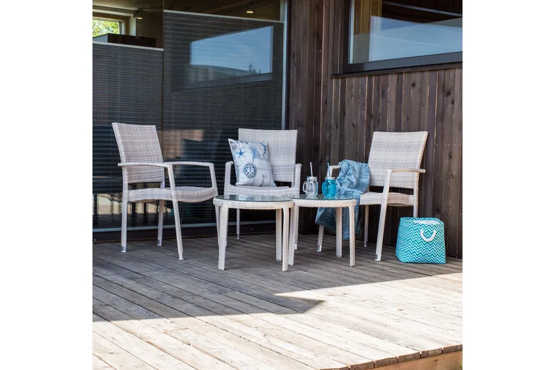 Stol WICKER 66x59xH925cm beige - Hagemøbler & utemiljø - Stoler & Lenestoler - Spisestol ute