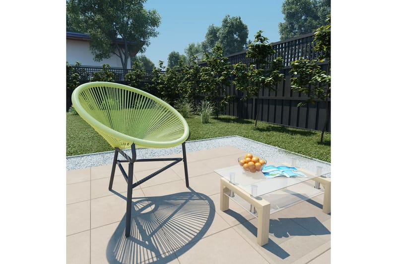 Trådstol utendørs polyrotting grønn - grønn - Balkongstoler - Spisestol ute