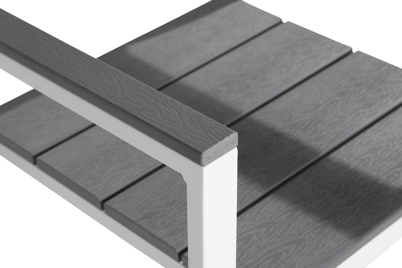 Tunis Stablebar Stol Utendørs Aintwood - Hvit / Grå - Hagemøbler & utemiljø - Stoler & Lenestoler - Spisestol ute