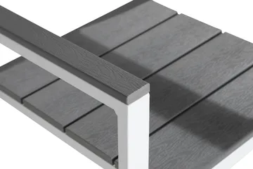 Tunis Stablestol Aintwood - Hvit / Grå - Hagemøbler & utemiljø - Stoler & Lenestoler - Spisestol ute