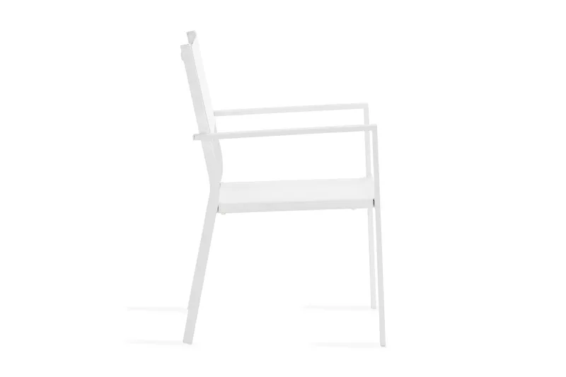 Tunis stablestol - Hvit/Hvit - Hagemøbler & utemiljø - Stoler & Lenestoler - Spisestol ute
