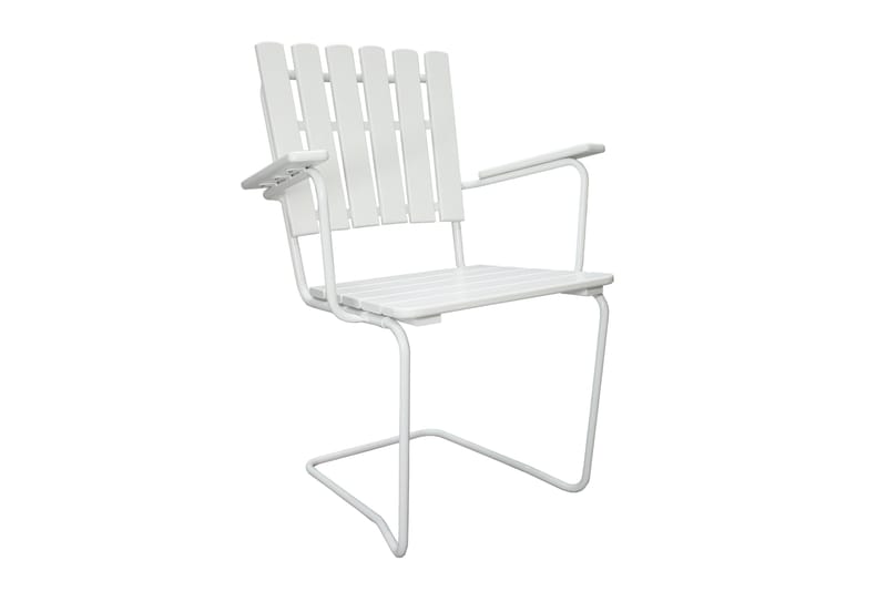 Vaxholm Karmstol Hvit - KWA - Hagemøbler & utemiljø - Stoler & Lenestoler - Spisestol ute