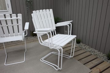 Vaxholm Karmstol Hvit - KWA - Hagemøbler & utemiljø - Stoler & Lenestoler - Spisestol ute