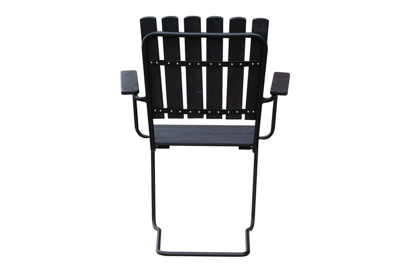 Vaxholm Lenestol - Kaffesvart/Grå - Hagemøbler & utemiljø - Stoler & Lenestoler - Spisestol ute
