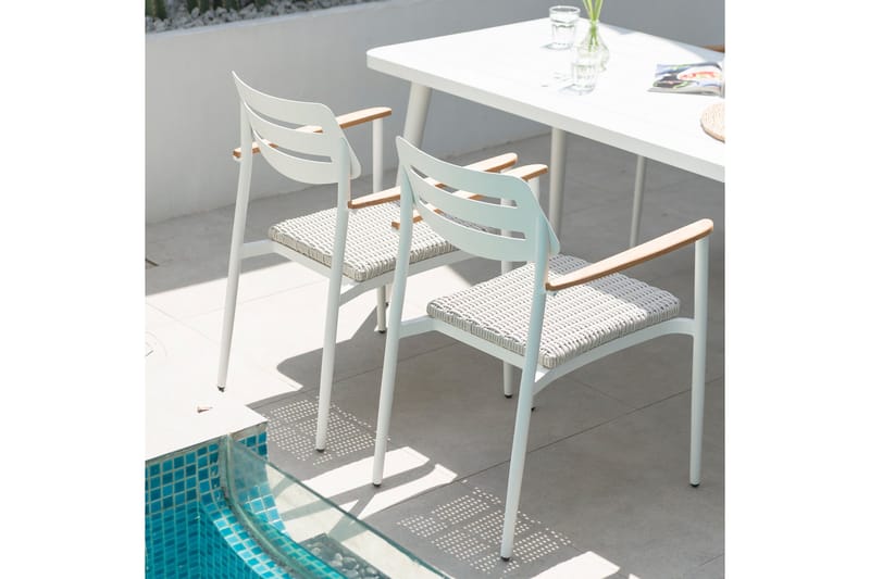 Wales Stol Hvit - Hagemøbler & utemiljø - Stoler & Lenestoler - Spisestol ute