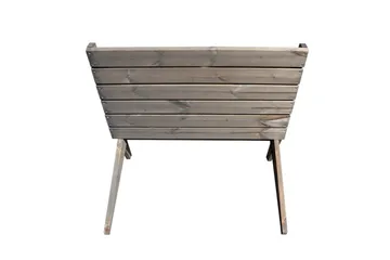 Stol EcoFurn Granny Double Furu Oljert Grå - Grå - Hagemøbler & utemiljø - Stoler & Lenestoler - Utelenestoler