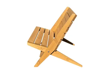 Stol EcoFurn Granny Double Furu Oljert Natur - Natur - Hagemøbler & utemiljø - Stoler & Lenestoler - Utelenestoler