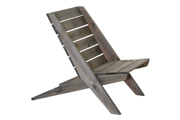 Stol EcoFurn Granny Furu Oljet Grå - Grå - Hagemøbler & utemiljø - Stoler & Lenestoler - Utelenestoler