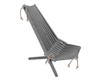 Stol Hillerstorp Ecochair - Grå - Hagemøbler & utemiljø - Stoler & Lenestoler - Utelenestoler