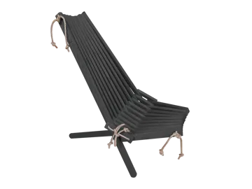 Stol Hillerstorp Ecochair - Svart - Hagemøbler & utemiljø - Stoler & Lenestoler - Utelenestoler