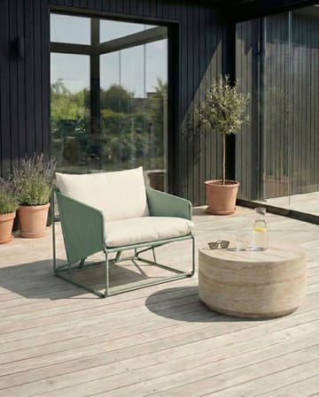 Stol utendørs med pute Ponte - Grønn/Beige - Hagemøbler & utemiljø - Stoler & Lenestoler - Utelenestoler