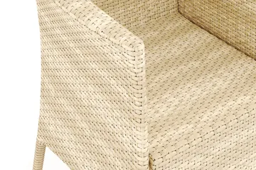 Thor utelenestol – loungestol utemøbler i kunstrotting - Beige - Hagemøbler & utemiljø - Stoler & Lenestoler - Utelenestoler