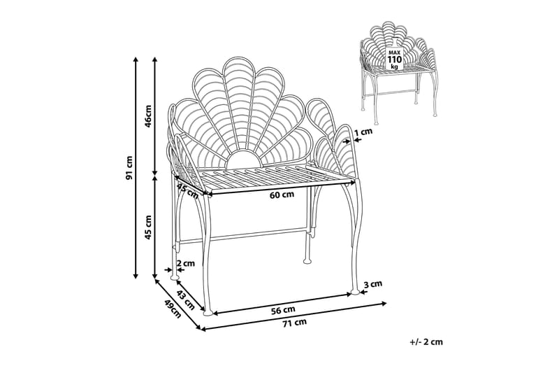 Thorpe Utelenestol - Svart - Hagemøbler & utemiljø - Stoler & Lenestoler - Utelenestoler