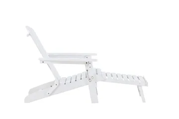 Tropea solseng utendørs - Hvit - Hagemøbler & utemiljø - Stoler & Lenestoler - Solstoler