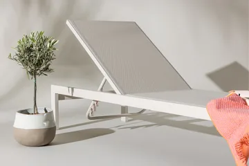 Tunis Solseng Beige - Hagemøbler & utemiljø - Stoler & Lenestoler - Solsenger & solvogner