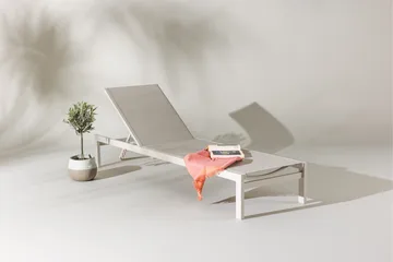 Tunis Solseng Beige - Hagemøbler & utemiljø - Stoler & Lenestoler - Solsenger & solvogner