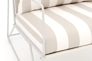 Usteryd Lounge Lenestol Utendørs - Beige/Stripet - Hagemøbler & utemiljø - Stoler & Lenestoler - Utelenestoler