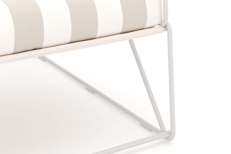 Usteryd Lounge Lenestol Utendørs - Beige/Stripet - Hagemøbler & utemiljø - Stoler & Lenestoler - Utelenestoler
