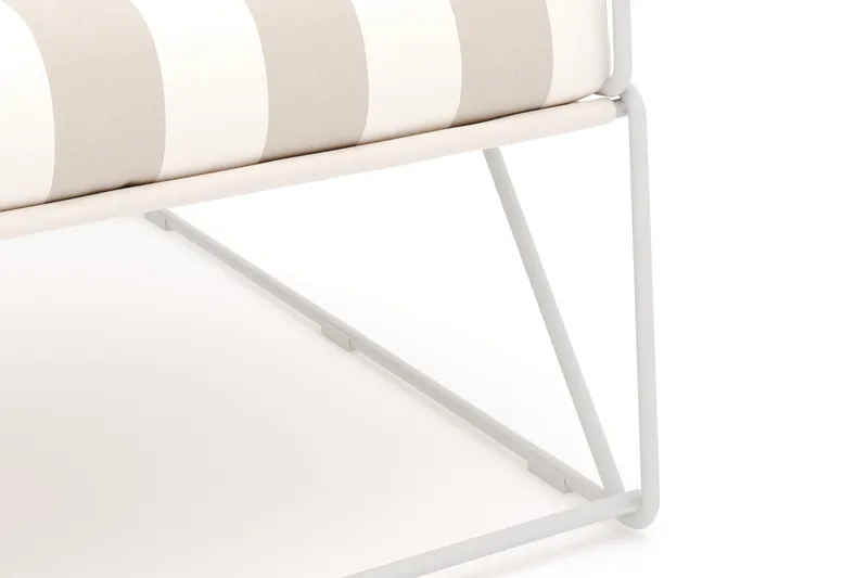 Usteryd Lounge Lenestol Utendørs - Beige/Stripet - Hagemøbler & utemiljø - Stoler & Lenestoler - Utelenestoler