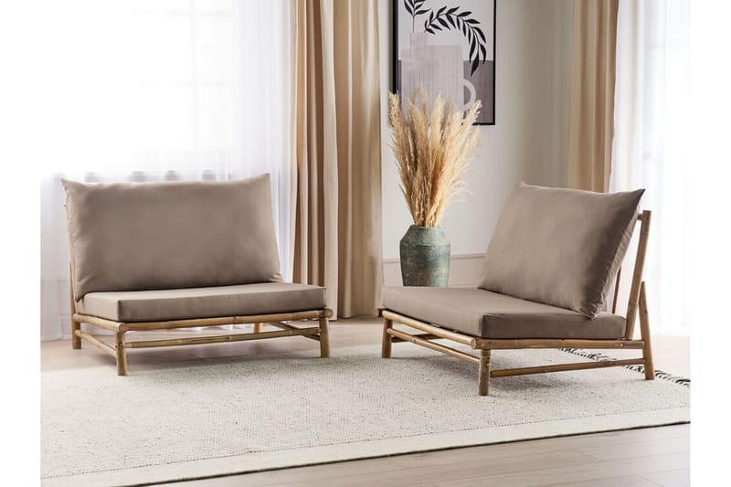 Utelenestol Rosthern - Lys Brun/Beige - Hagemøbler & utemiljø - Stoler & Lenestoler - Utelenestoler