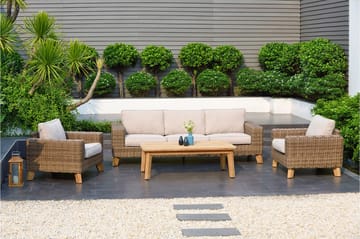 Barbados Lenestol - Beige - Hagemøbler & utemiljø - Stoler & Lenestoler - Utelenestoler