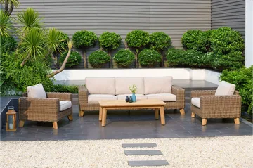 Barbados Lenestol - Beige - Hagemøbler & utemiljø - Stoler & Lenestoler - Utelenestoler