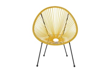 Cayaco Stol 2-pk - Kunstrotting/Gul - Hagemøbler & utemiljø - Stoler & Lenestoler - Utelenestoler