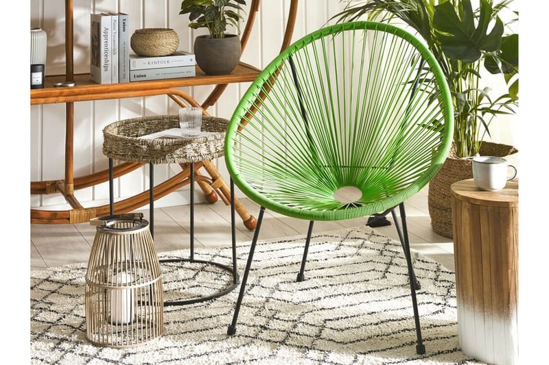 Cayaco Stol - Kunstrotting/Grønn - Hagemøbler & utemiljø - Stoler & Lenestoler - Utelenestoler