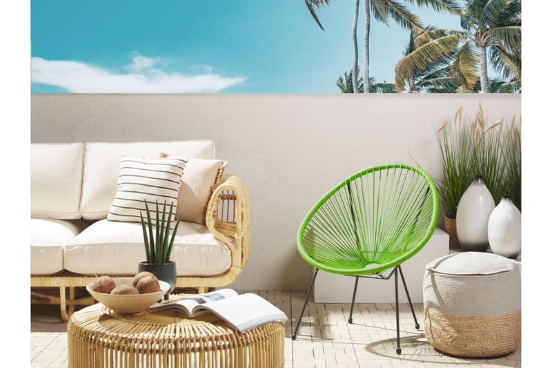 Cayaco Stol - Kunstrotting/Grønn - Hagemøbler & utemiljø - Stoler & Lenestoler - Utelenestoler