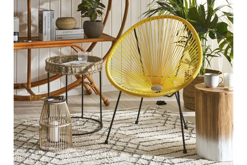 Cayaco Stol - Kunstrotting/Gul - Hagemøbler & utemiljø - Stoler & Lenestoler - Utelenestoler