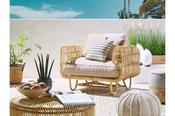 Dolcedo Lenestol - Rotting/Beige - Hagemøbler & utemiljø - Stoler & Lenestoler - Utelenestoler