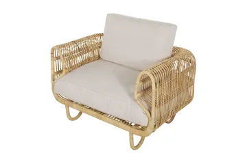 Dolcedo Lenestol - Rotting/Beige - Hagemøbler & utemiljø - Stoler & Lenestoler - Utelenestoler