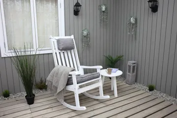 Ellabell Gyngestol - Grå - Hagemøbler & utemiljø - Stoler & Lenestoler - Utelenestoler