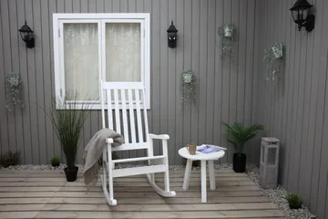 Ellabell Gyngestol - Grå - Hagemøbler & utemiljø - Stoler & Lenestoler - Utelenestoler