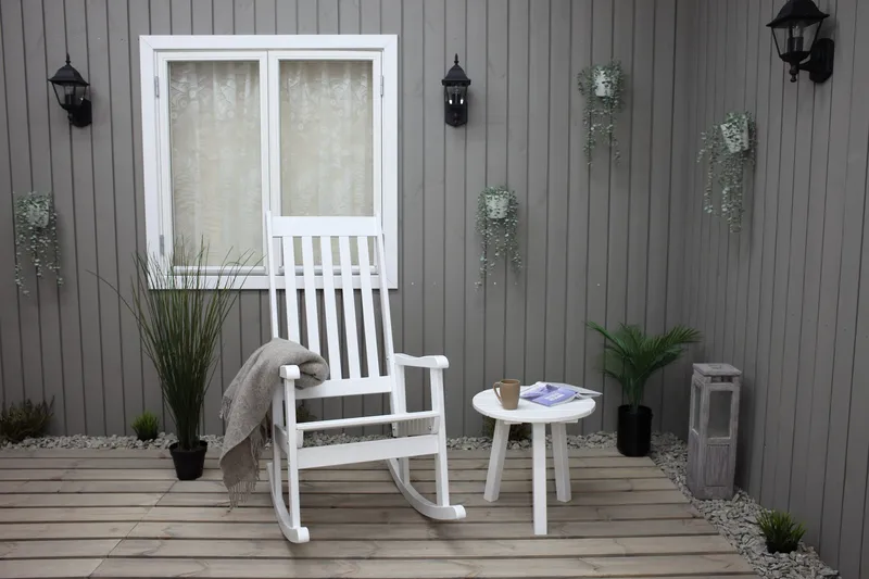 Ellabell Gyngestol - Grå - Hagemøbler & utemiljø - Stoler & Lenestoler - Utelenestoler