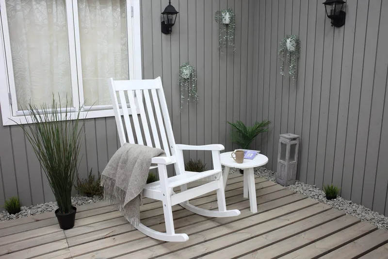 Ellabell Gyngestol - Grå - Hagemøbler & utemiljø - Stoler & Lenestoler - Utelenestoler