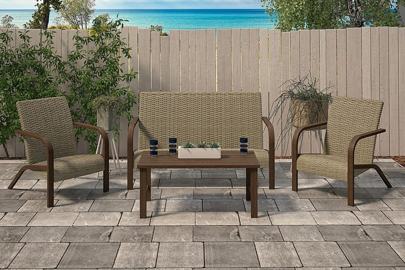 Hagelenestol Grå - Dorel Home - Hagemøbler & utemiljø - Stoler & Lenestoler - Utelenestoler