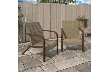 Hagelenestol Grå - Dorel Home - Hagemøbler & utemiljø - Stoler & Lenestoler - Utelenestoler