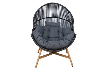 Helsinki Lenestol Svart - Hagemøbler & utemiljø - Stoler & Lenestoler - Utelenestoler